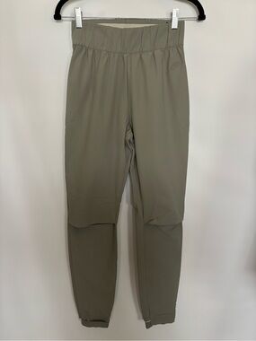 Nike Tech Pack Slim Fit Stirrup Open Knee Jogger Pant Green Size S